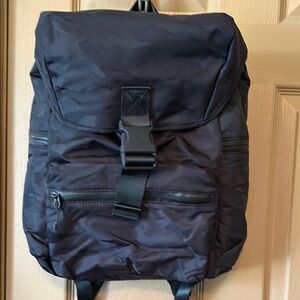 Black Nylon Backpack